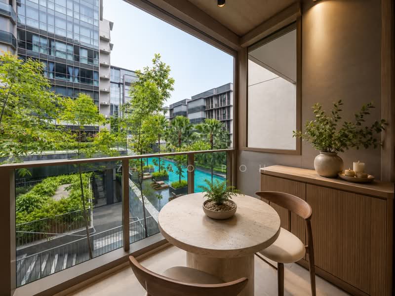 Forett at Bukit Timah, 34 Toh Tuck Road, 1 Bedroom, 474 sqft, Condominium For Sale, by Zihao Poh, 500049541 - Balcony - PropertyGuru.com.sg