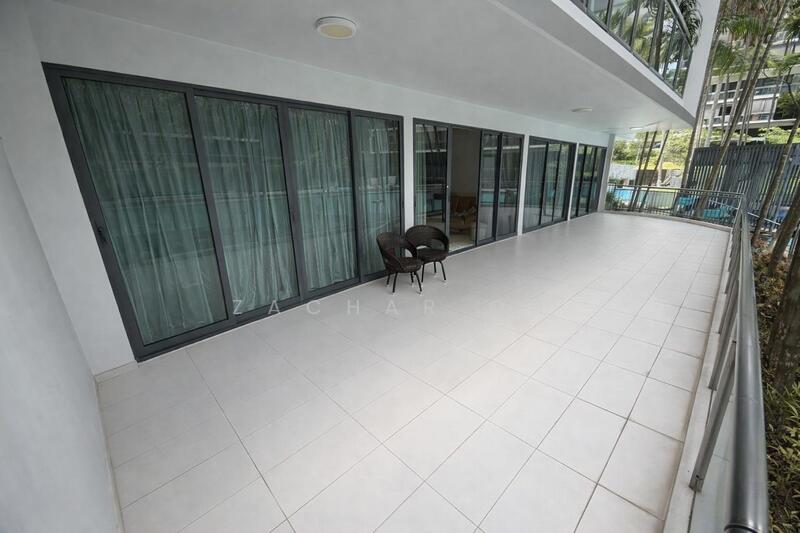 Ground Floor Lovers! XXXL Patio size! Dual Key! Parc Olympia Condominium For Sale at S$ 2,388,888 | PropertyGuru Singapore - Balcony