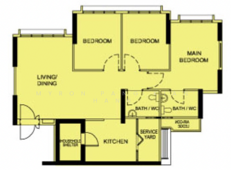 818B Choa Chu Kang Avenue 1, 818B Choa Chu Kang Avenue 1, 3 Bedrooms, 990 sqft, HDB Flat For Rent, by Myron Pang Kian Hann, 500049609 - PropertyGuru.com.sg