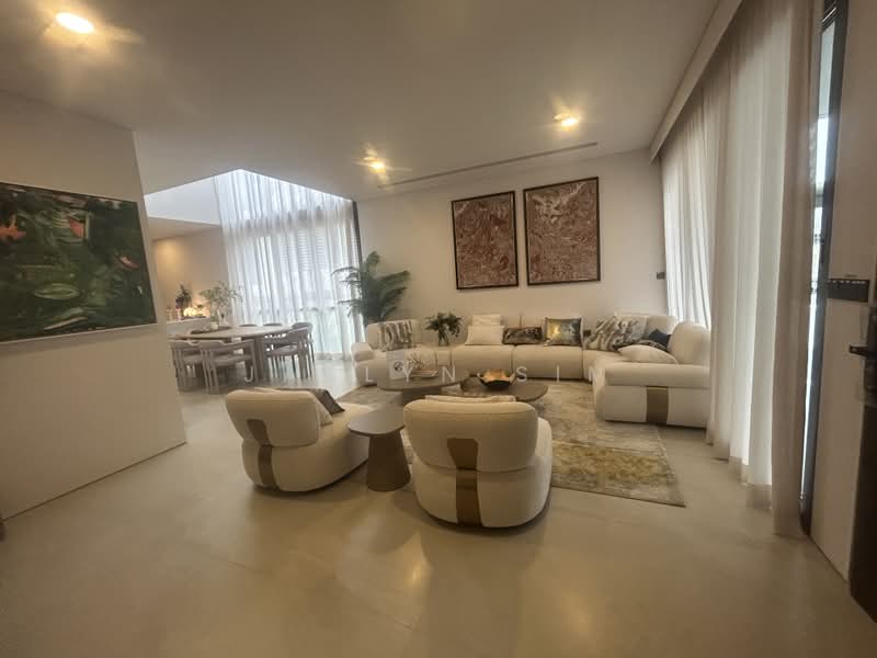 New Corner Terrace, Bt Timah, Dunearn Estate, Kheam Hock Road, 8 Bedrooms, 7,898 sqft, Corner Terrace For Sale, by Jaslyn Sim, 500049721 - Living Room - PropertyGuru.com.sg