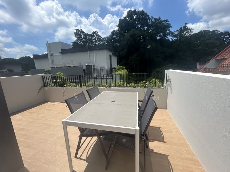 New Corner Terrace, Bt Timah, Dunearn Estate, Kheam Hock Road, 8 Bedrooms, 7,898 sqft, Corner Terrace For Sale, by Jaslyn Sim, 500049721 - Balcony - PropertyGuru.com.sg