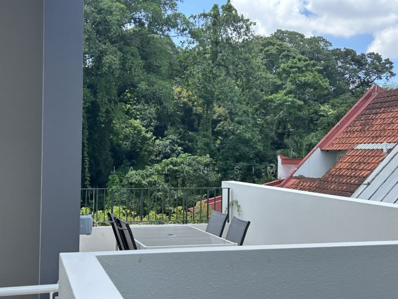 New Corner Terrace, Bt Timah, Dunearn Estate, Kheam Hock Road, 8 Bedrooms, 7,898 sqft, Corner Terrace For Sale, by Jaslyn Sim, 500049721 - Balcony - PropertyGuru.com.sg