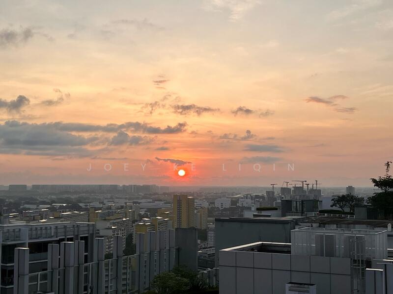 The Panorama Condominium For Sale at S$ 1,529,000 | PropertyGuru Singapore - Sunrise view from roof top