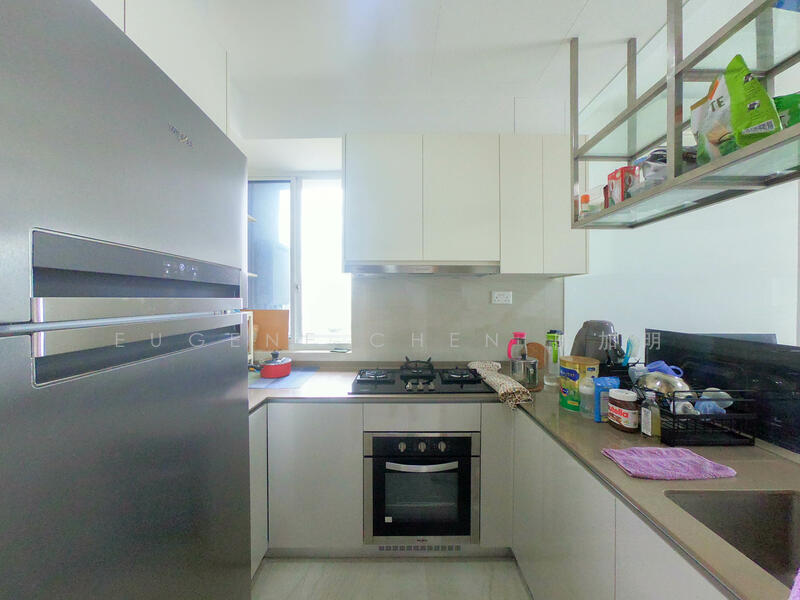 High Park Residences, 31 Fernvale Road, 3 Bedrooms, 872 sqft, Condominium For Rent, by Eugene Chen 陈加明, 500049804 - Kitchen - PropertyGuru.com.sg