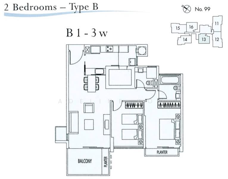 Rivergate, 99 Robertson Quay, 2 Bedrooms, 1,055 sqft, Condominium For Sale, by Adeline Koh, 500050020 - PropertyGuru.com.sg