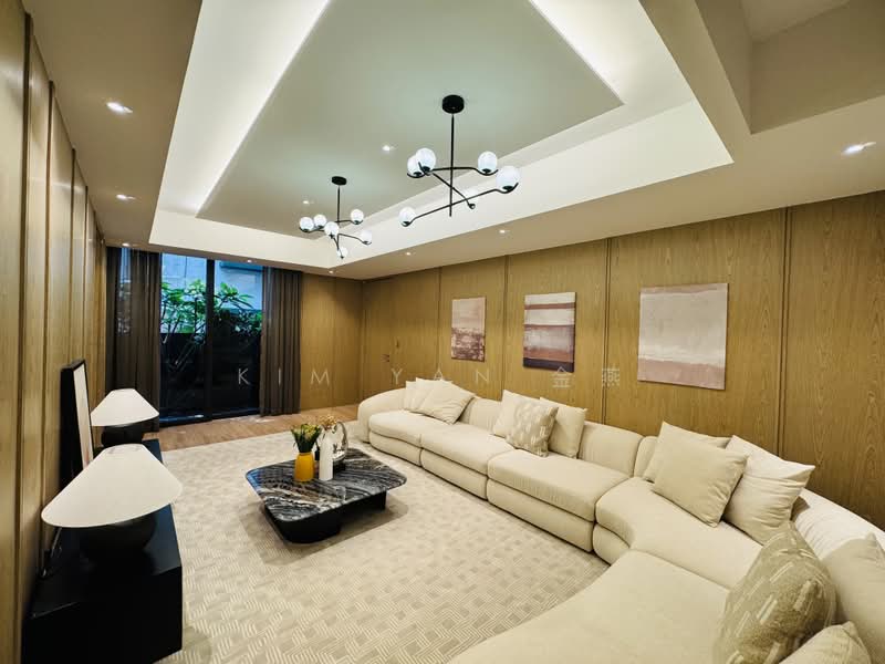 Last unit- Brand New & luxury Corner Terrace, 5 levels with Lift, living hall double volume ceiling, walk to Novena MRT - call 8130 3636 to view now!, 6 Bedrooms, 6,926 sqft, Terraced House For Sale, by Kim Yan 金燕, 500050269 - Living Room - PropertyGuru.com.sg