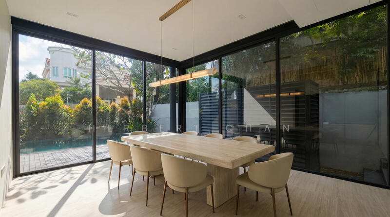 ⭐ HUGE LAND WIDE FRONTAGE SEMI-D THAT FEELS DETACHED ⭐ Semi-Detached House For Sale at S$ 15,900,000 | PropertyGuru Singapore - Dining Room