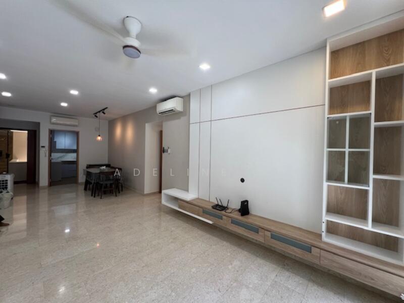 Carissa Park Condo, 2 Flora Drive, 3 Bedrooms, 1,324 sqft, Condominium For Rent, by Adeline Lo, 500050384 - Living Room - PropertyGuru.com.sg