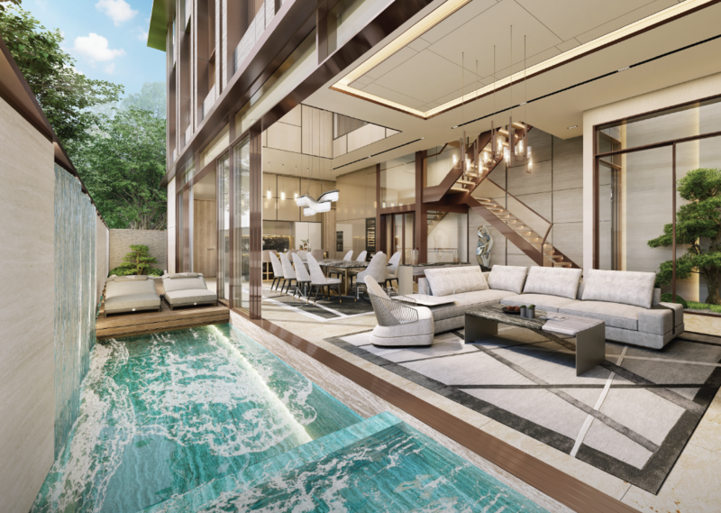 Bedok MRT š Aida Park āBrand New FH Linked-Bungalow 3-Sty with Glass Lift + Heated Pool + Jacuzzi, Aida Street, 6 Bedrooms, 3,003 sqft, Semi-Detached House For Sale, by Lyn Feng, 500050473 - Living Room - PropertyGuru.com.sg
