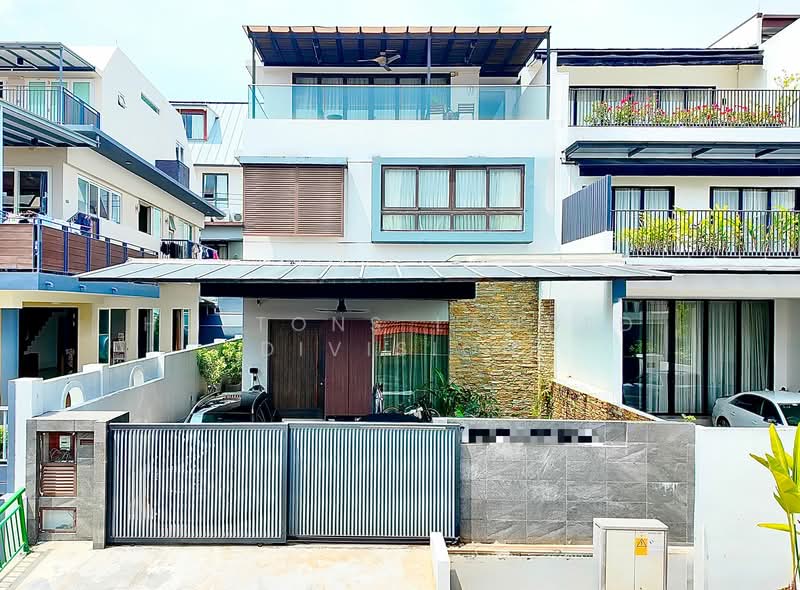 For Sale - 2.5 Storey Chic & Stylish Corner Terrace with Pool @ Serangoon Gardens