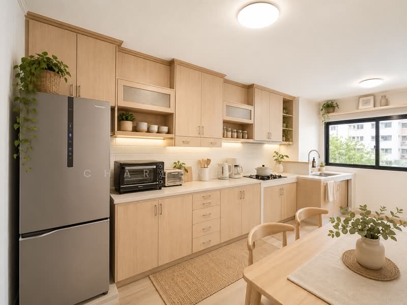 351 Clementi Avenue 2, 351 Clementi Avenue 2, 2 Bedrooms, 883 sqft, HDB Flat For Sale, by Charlene Chai, 500050654 - Kitchen - PropertyGuru.com.sg