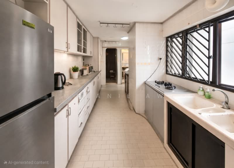 201 Jurong East Street 21, 201 Jurong East Street 21, 3 Bedrooms, 1,292 sqft, HDB Flat For Sale, by Melanie Aw, 500050657 - Kitchen (after-decluttered impression) - PropertyGuru.com.sg