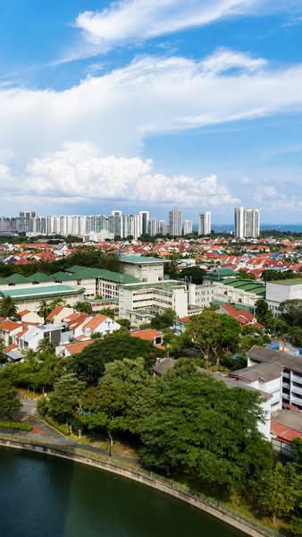 Waterbank at Dakota, 78 Dakota Crescent, 2 Bedrooms, 646 sqft, Condominium For Sale, by Ethan Tan, 500050814 - View from balcony - PropertyGuru.com.sg