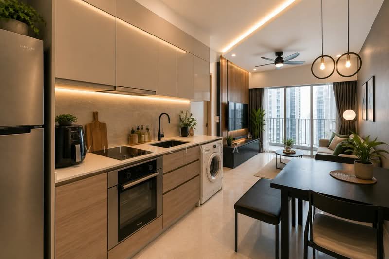 Alex Residences, 28 Alexandra View, 2 Bedrooms, 657 sqft, Apartment For Sale, by Vit Olivia Ng, 500051089 - Kitchen - PropertyGuru.com.sg
