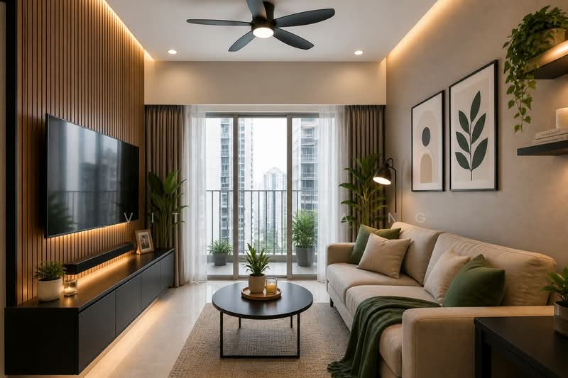 Alex Residences, 28 Alexandra View, 2 Bedrooms, 657 sqft, Apartment For Sale, by Vit Olivia Ng, 500051089 - Living Room - PropertyGuru.com.sg