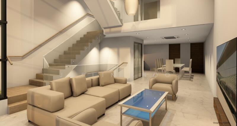 🏠 District 15 Luxury Brand New Terrace Home at Frankel Estate ☀️ Terraced House For Sale at S$ 7,280,000 | PropertyGuru Singapore - Living Room