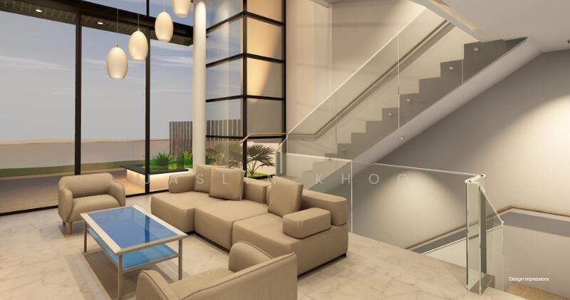 🏠 District 15 Luxury Brand New Terrace Home at Frankel Estate ☀️ Terraced House For Sale at S$ 7,280,000 | PropertyGuru Singapore - Living Room