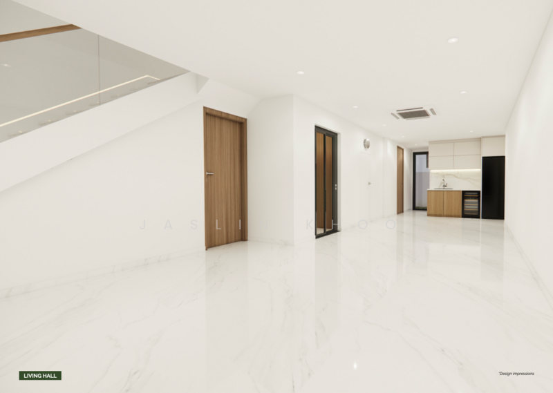 🏠 District 15 Luxury Brand New Terrace Home at Frankel Estate ☀️ Terraced House For Sale at S$ 7,280,000 | PropertyGuru Singapore - Living Room