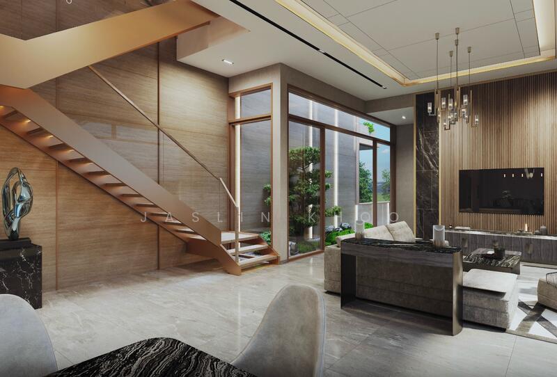 🏠District 15 Luxury Brand New Semi Detached Home at Opera Estate🎶 Semi-Detached House For Sale at S$ 10,980,000 | PropertyGuru Singapore - Living Room