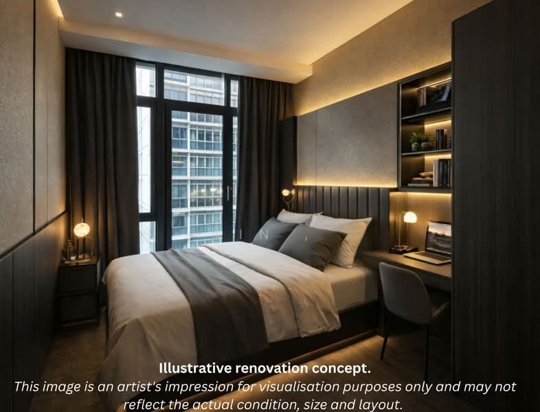 Symphony Suites Condominium For Sale at S$ 1,448,888 | PropertyGuru Singapore - Bedroom