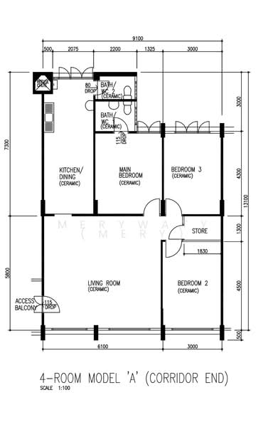 764 Yishun Street 72, 764 Yishun Street 72, 3 Bedrooms, 1,120 sqft, HDB Flat For Sale, by Merywaty (Mery), 500051337 - PropertyGuru.com.sg