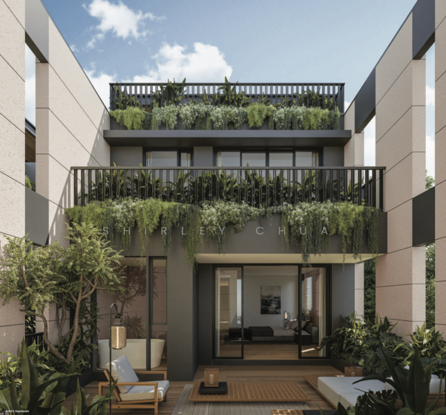 Courtyard @ Palm Semi-Detached House For Sale at S$ 8,680,000 | PropertyGuru Singapore - Exterior