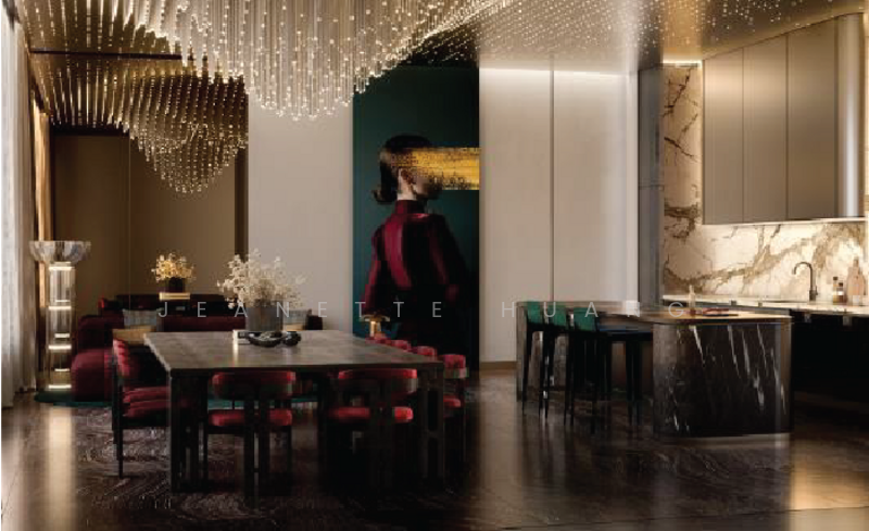 W Residences Marina View - Singapore Condominium For Sale at S$ 8,740,000 | PropertyGuru Singapore - Living Room