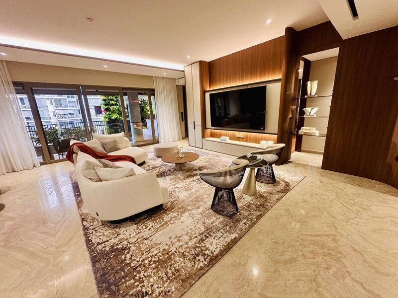 The Giverny Residences Apartment For Sale at S$ 9,979,000 | PropertyGuru Singapore - Living Room