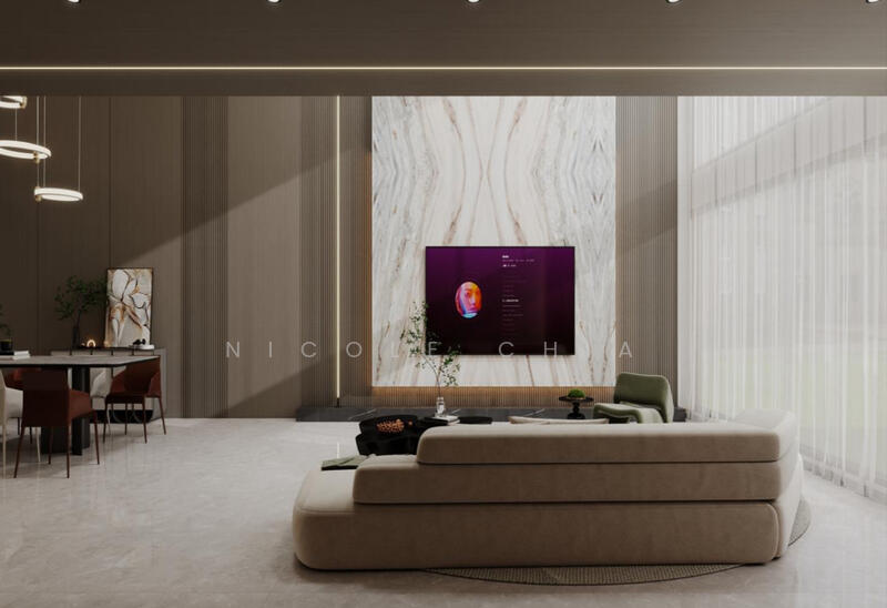 Serangoon Garden Estate Terraced House For Sale at S$ 7,388,000 | PropertyGuru Singapore - Living Room