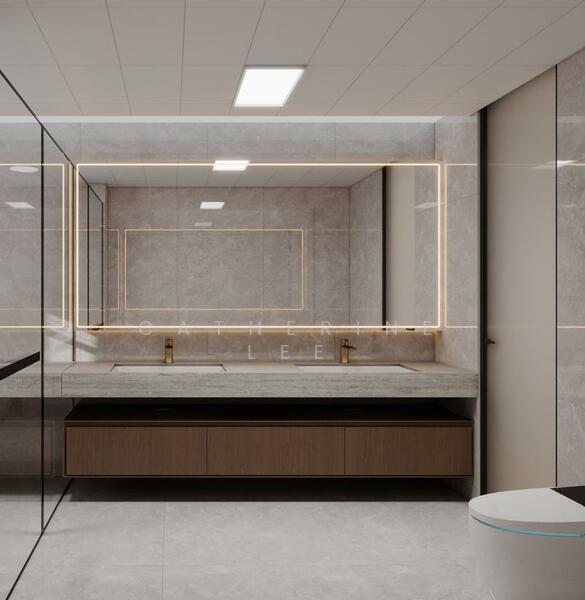 Eminence Landed Brand New Terrace in Serangoon Garden Portchester Farleigh vicinity Terraced House For Sale at S$ 7,388,000 | PropertyGuru Singapore - Bathroom