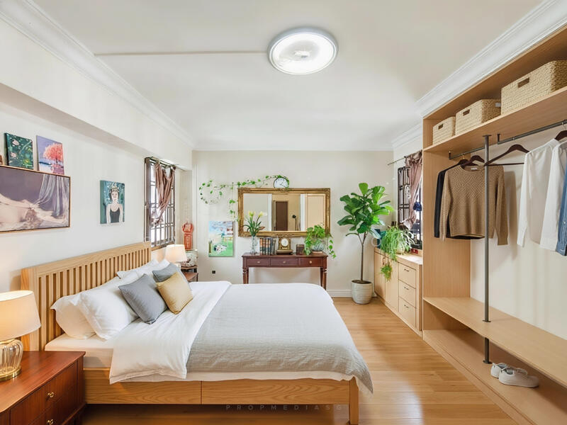154 Gangsa Road HDB Flat For Sale at S$ 888,000 | PropertyGuru Singapore - AI Staging Master Bedroom