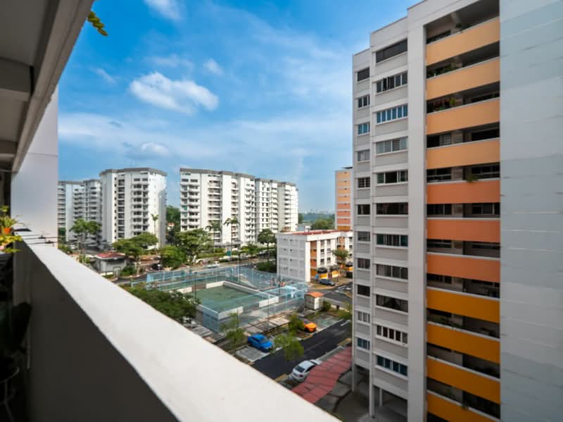Reservoir view from corridor 