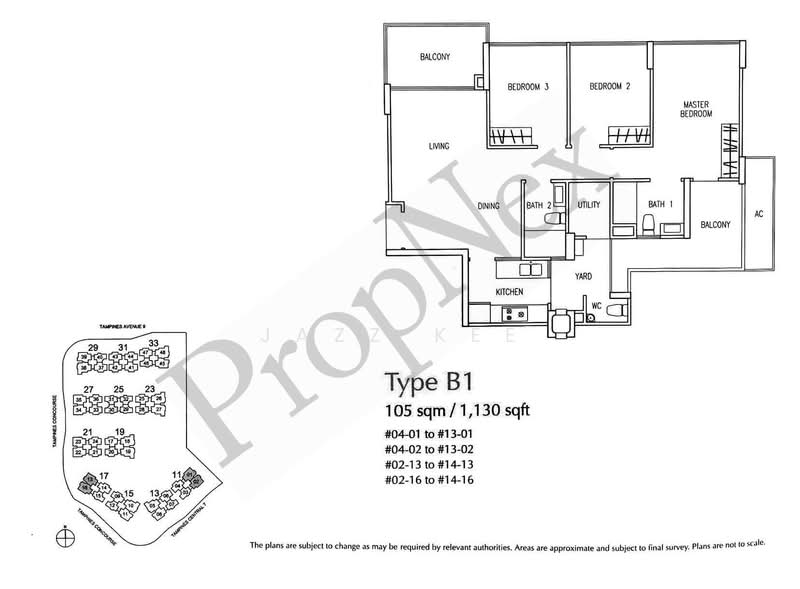 The Tampines Trilliant, 21 Tampines Central 7, 3 Bedrooms, 1,130 sqft, Executive Condominium For Sale, by Jazz Kee, 500052725 - PropertyGuru.com.sg