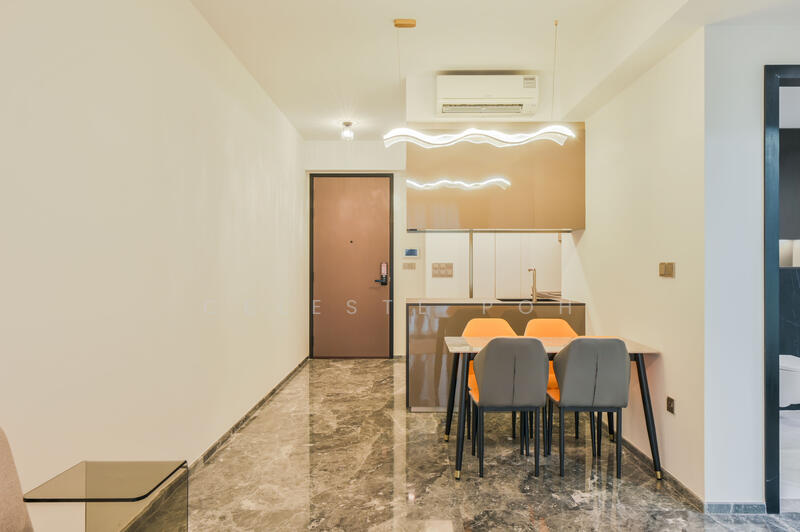 One Bernam, 1 Bernam Street, 2 Bedrooms, 700 sqft, Condominium For Rent, by Celeste Poh, 500052773 - Dining Room - PropertyGuru.com.sg