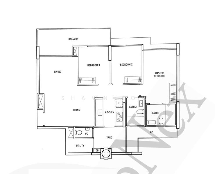 Treasure Crest, 60 Anchorvale Crescent, 3 Bedrooms, 1,152 sqft, Executive Condominium For Rent, by Shawn Low, 500052774 - PropertyGuru.com.sg