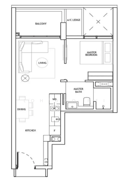 The Landmark, 173 Chin Swee Road, 1 Bedroom, 495 sqft, Condominium For Rent, by Loh Guo Pei, 500052859 - PropertyGuru.com.sg
