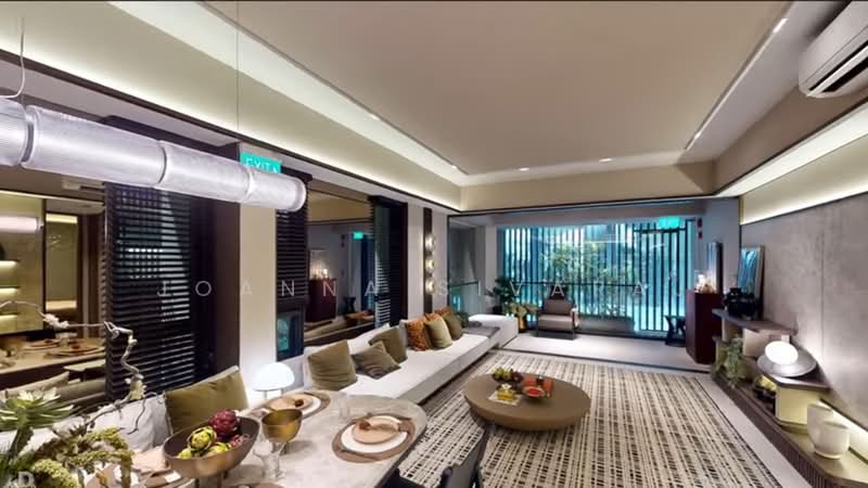 The Reserve Residences Condominium For Sale at S$ 3,890,000 | PropertyGuru Singapore - Living Room
