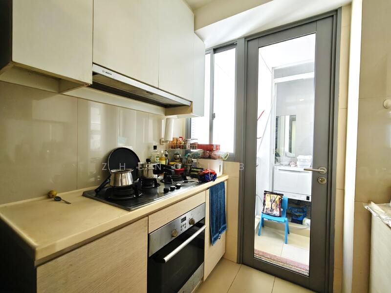 A Treasure Trove, 74 Punggol Walk, 3 Bedrooms, 1,044 sqft, Condominium For Rent, by Zheng Libin, 500053073 - Kitchen - PropertyGuru.com.sg