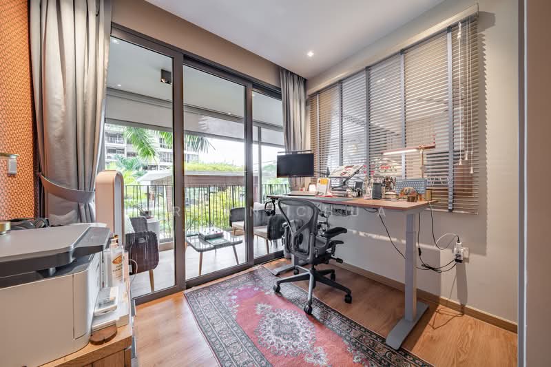 Hundred Palms Residences Executive Condominium For Sale at S$ 2,688,888 | PropertyGuru Singapore - Study Room attached Balcony