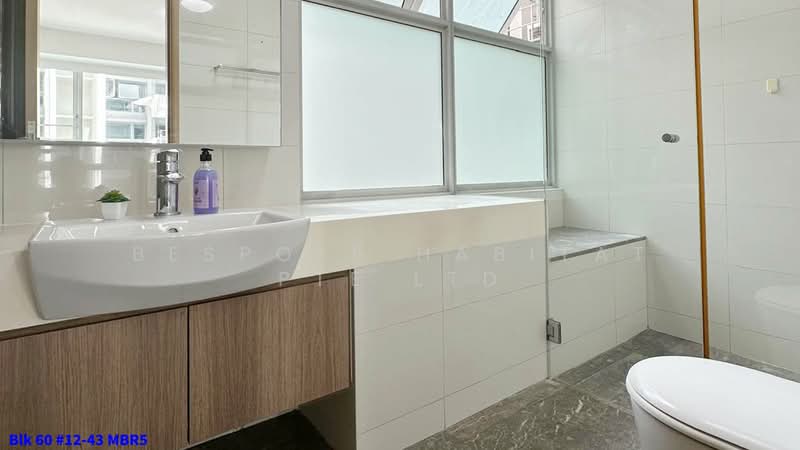 Caspian, 54 Lakeside Drive, Room Rental, 100 sqft, Condominium For Rent, by Bespoke Habitat Pte Ltd, 500053320 - 12-43 MBR5 Bathroom - PropertyGuru.com.sg