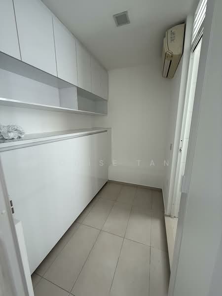 Sky Habitat, 9 Bishan Street 15, 4 Bedrooms, 2,077 sqft, Condominium For Rent, by Louise Tan, 500053352 - Utility room with wall bed - PropertyGuru.com.sg