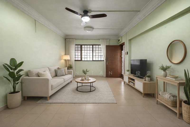 284 Tampines Street 22 HDB Flat For Sale at S$ 499,999 | PropertyGuru Singapore - Living Room