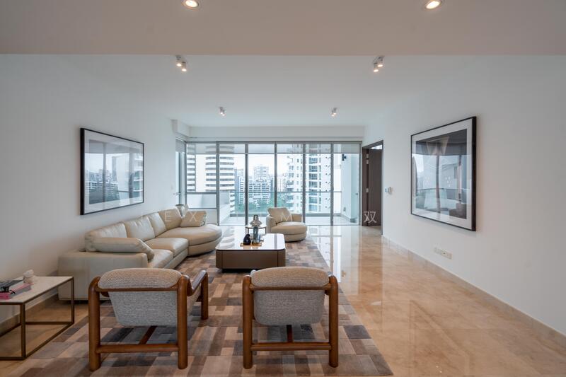 Draycott Eight Condominium For Sale at S$ 6,320,520 | PropertyGuru Singapore - Living Room