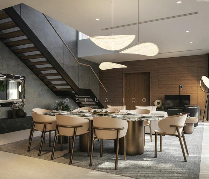 ⭐️⭐️LANDED7772@ Elliot Walk Brand New Semi Detached Semi-Detached House For Sale at S$ 8,980,000 | PropertyGuru Singapore - Dining Room
