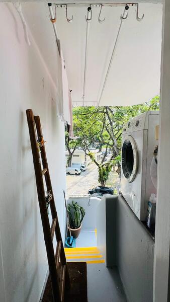 78 Moh Guan Terrace Walk-up Apartment For Sale at S$ 1,150,000 | PropertyGuru Singapore - Back stairway