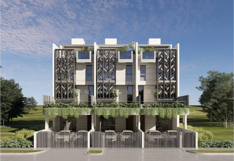 ❤️GIANT⚡️Brand New 3.5 Storey Inter-Terrace w Rooftop Swimming Pool Terraced House For Sale at S$ 7,500,000 | PropertyGuru Singapore - Exterior
