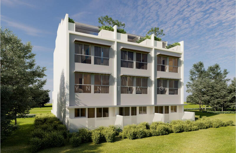 ❤️GIANT⚡️Brand New 3.5 Storey Inter-Terrace w Rooftop Swimming Pool Terraced House For Sale at S$ 7,500,000 | PropertyGuru Singapore - Exterior