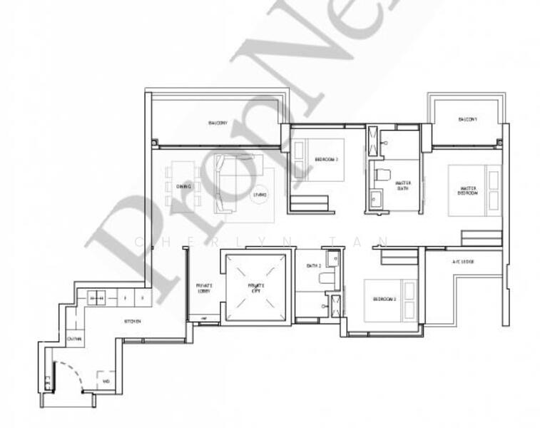 The Landmark, 173 Chin Swee Road, 3 Bedrooms, 1,076 sqft, Condominium For Rent, by Cherlyn Tan, 500053641 - PropertyGuru.com.sg