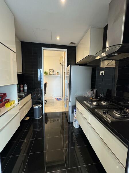 Modern kitchen with premium appliances 