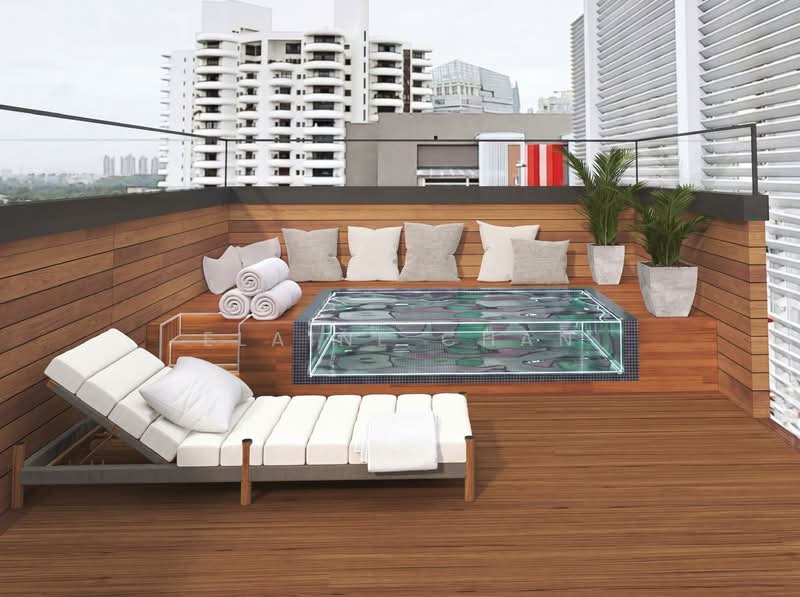 Studio 3, 28 Shanghai Road, 1 Bedroom, 1,044 sqft, Apartment For Sale, by Elaine Chan, 500053664 - Enjoy skyline sunset views in a jacuzzi  - PropertyGuru.com.sg